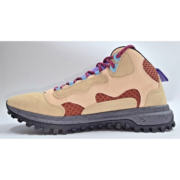 BrandBlack Santa Monica NTPR Hiking Sneakers Beige/Purple/Burgundy Size 11.5 - Picture 6 of 11
